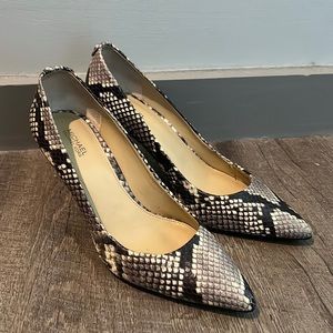 Michael Kors Snake skin heels